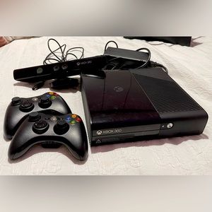Xbox Bundle with Kinect and 7 games